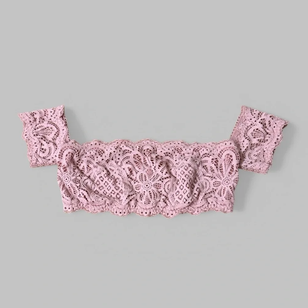 Victoria's Secret Dream Angels Pink Lace Bralette